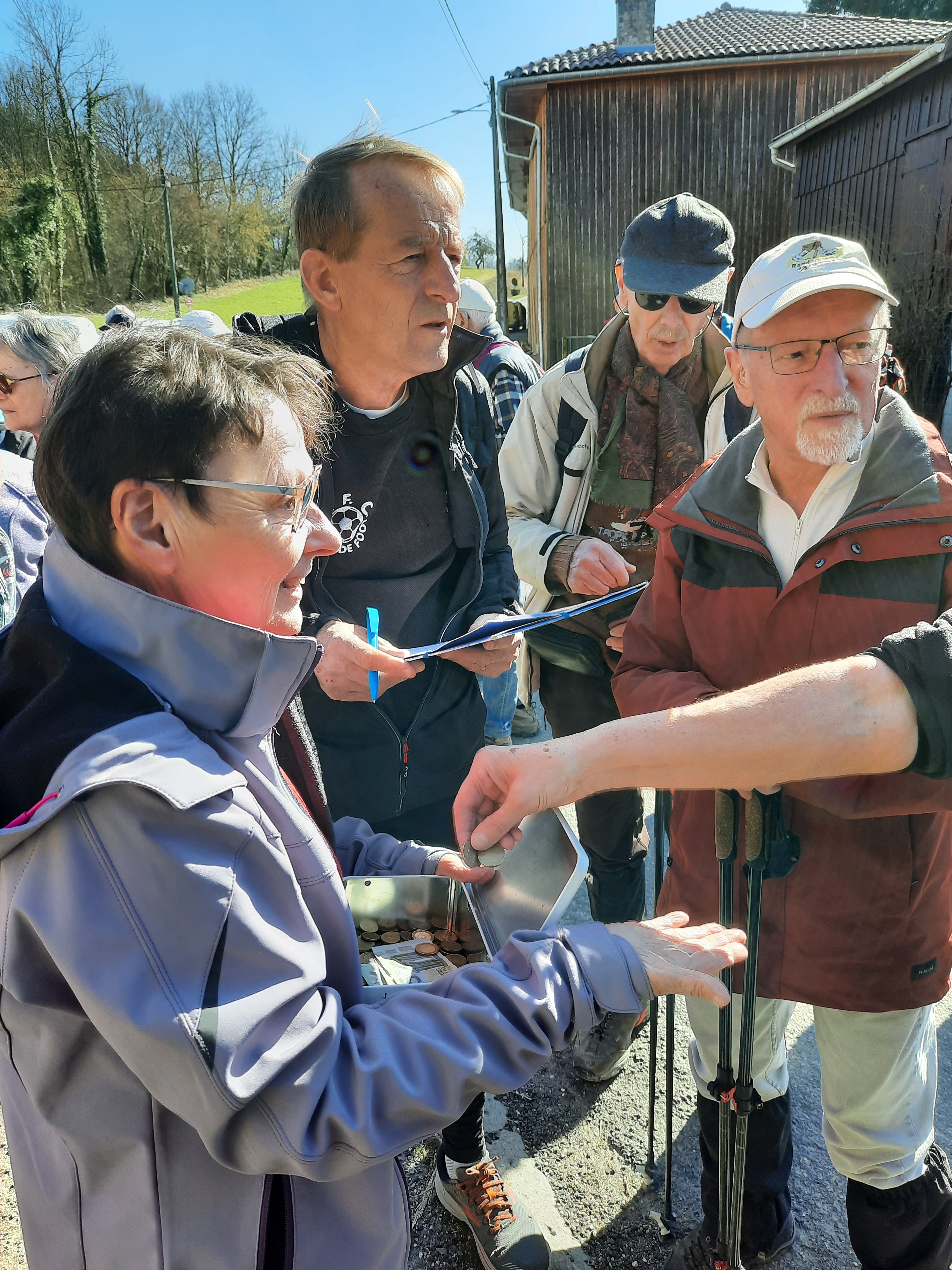 Petite formalité avant la randonnée