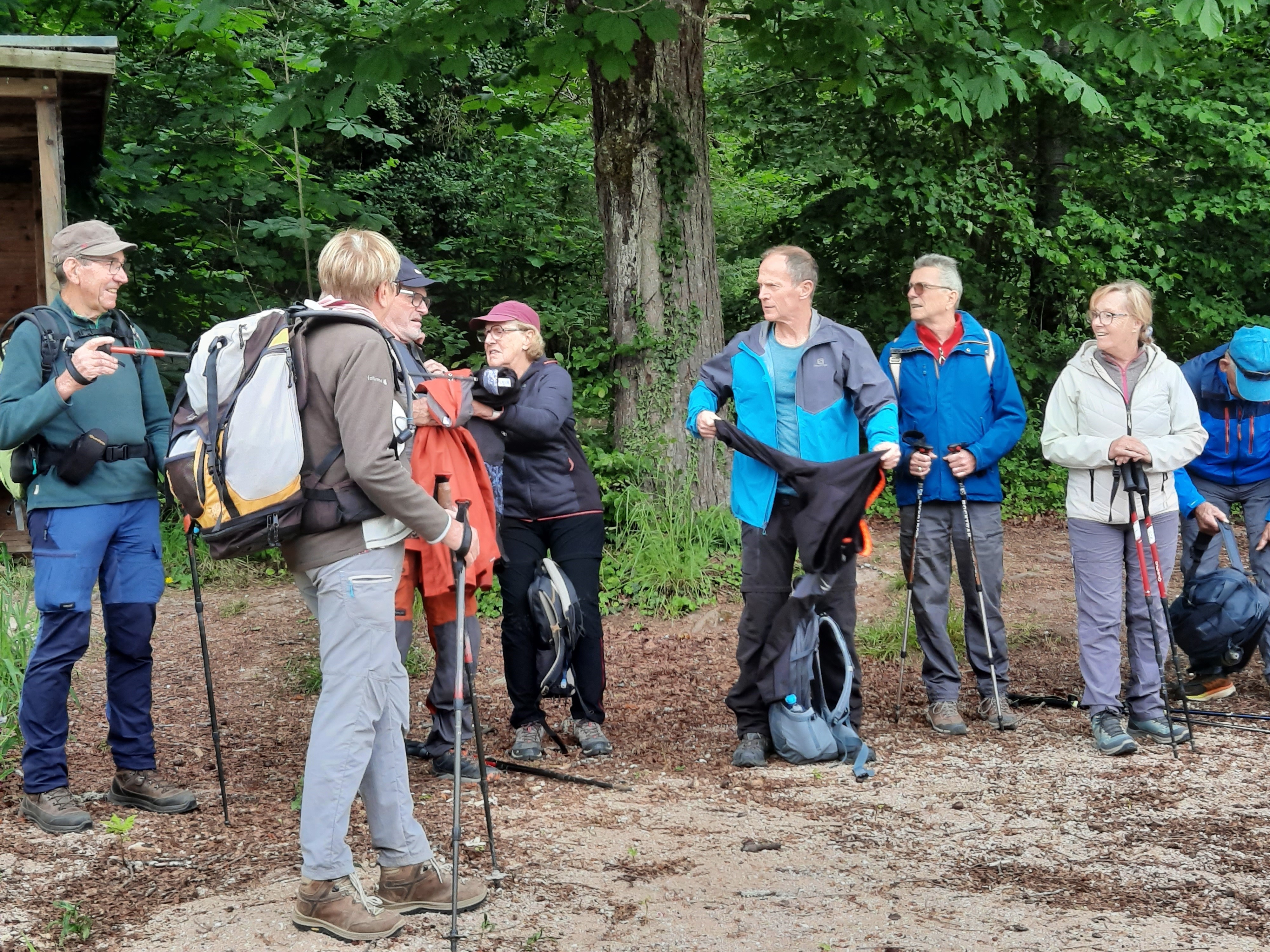 c'est parti, pour le tour du lac