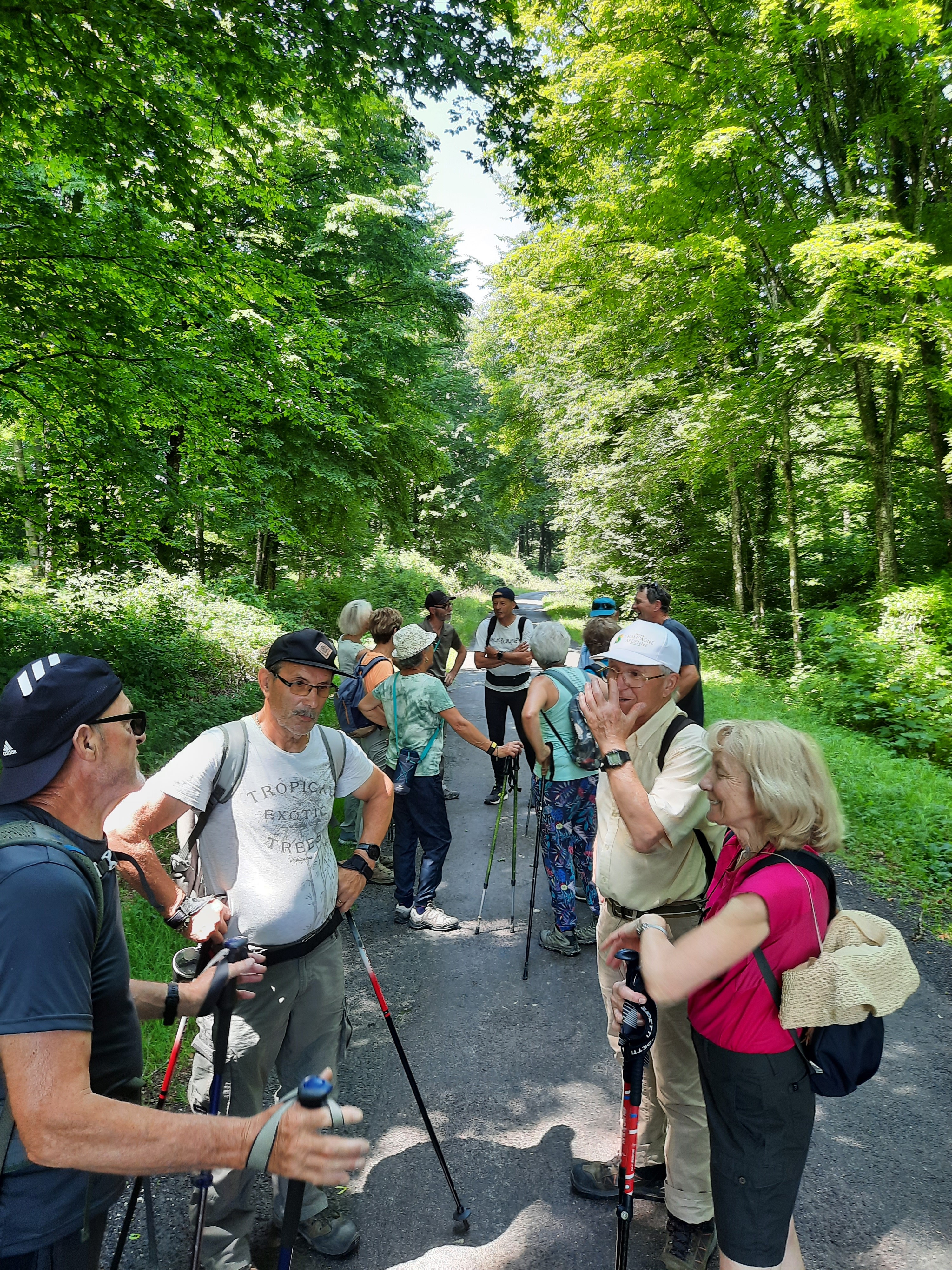 Quelques courageux, malgré la chaleur