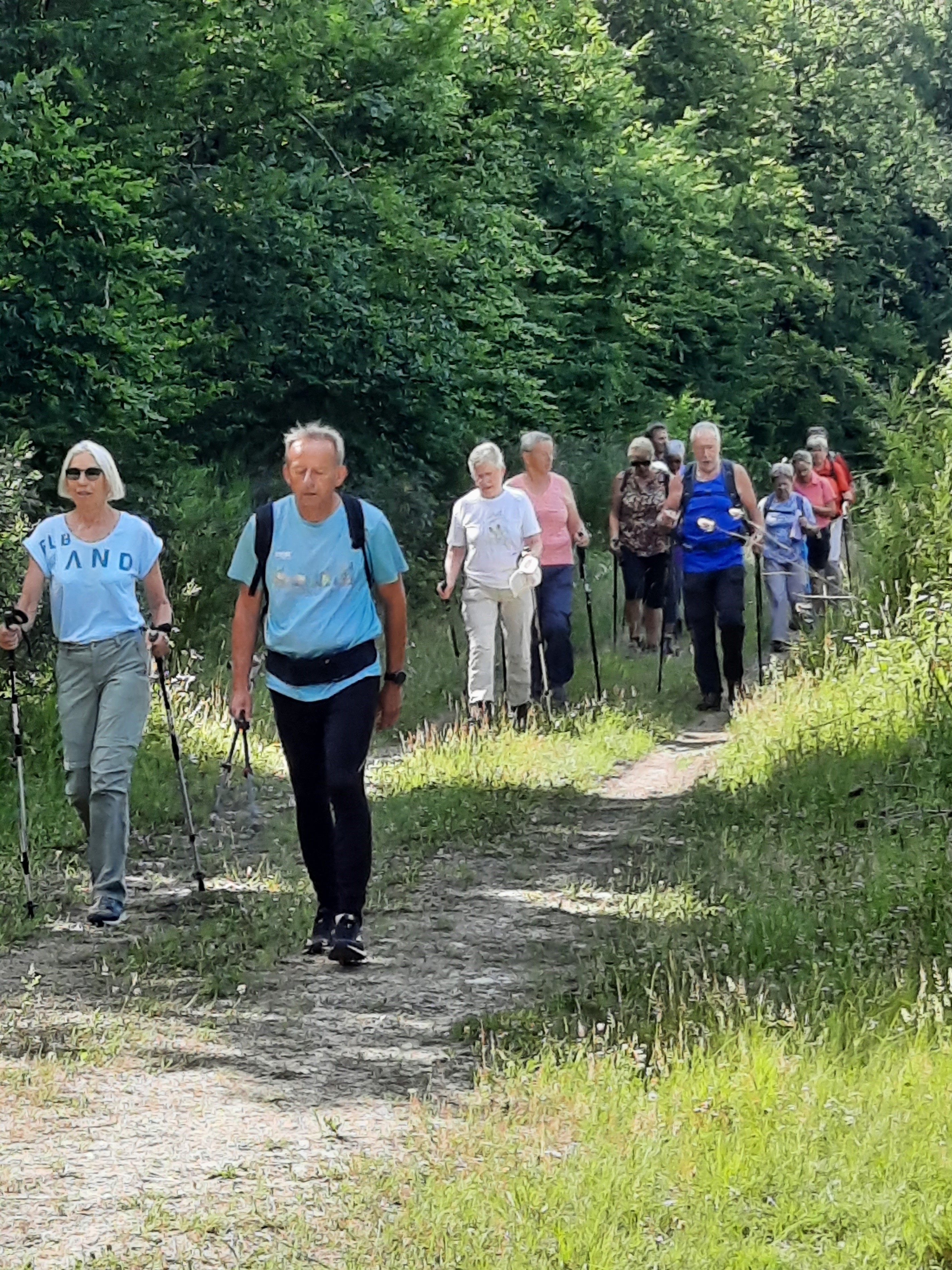 Malgré la chaleur, c'est parti d'un bon pas.
