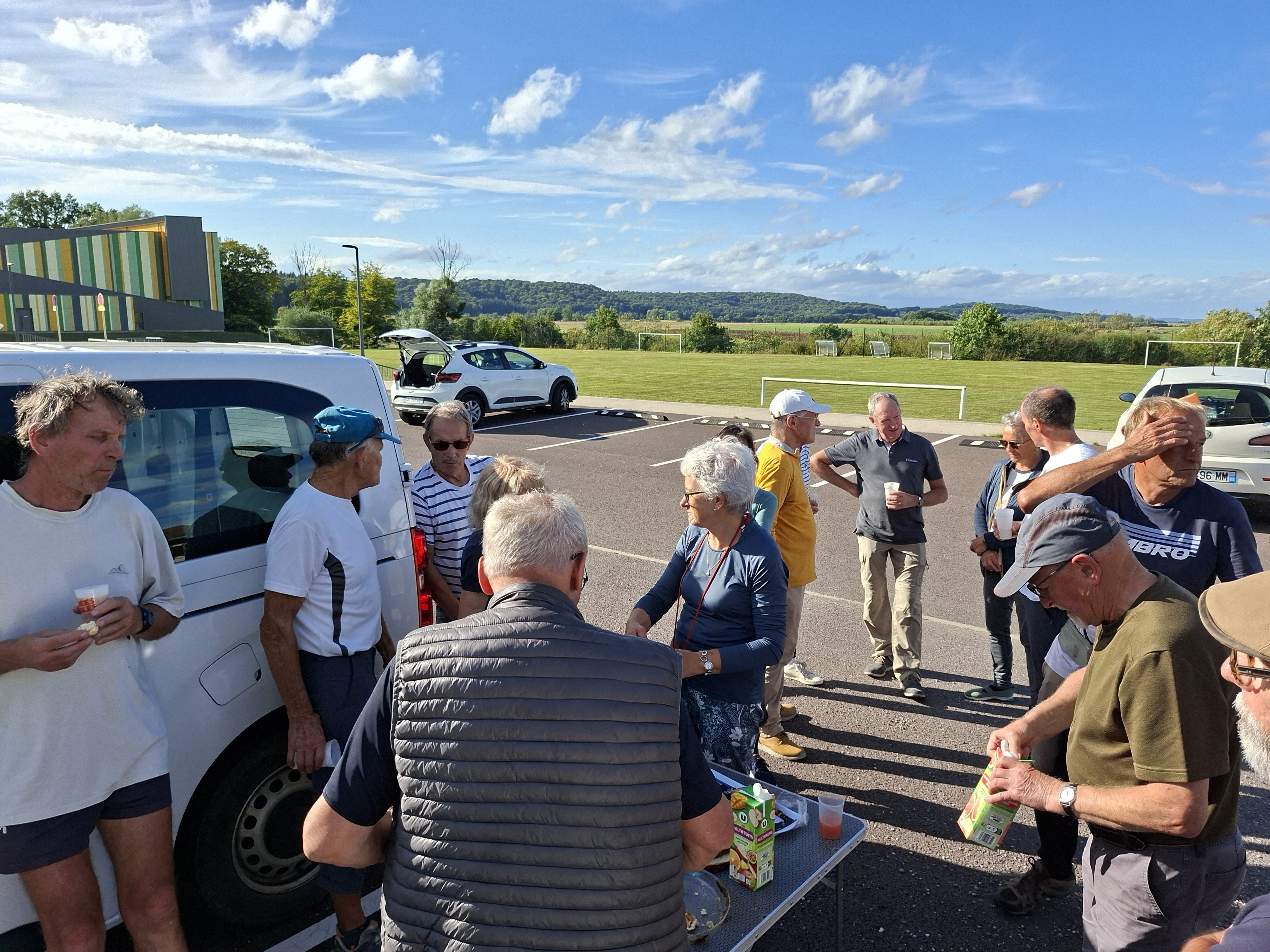 Après l'effort le réconfort avec de bons gâteaux