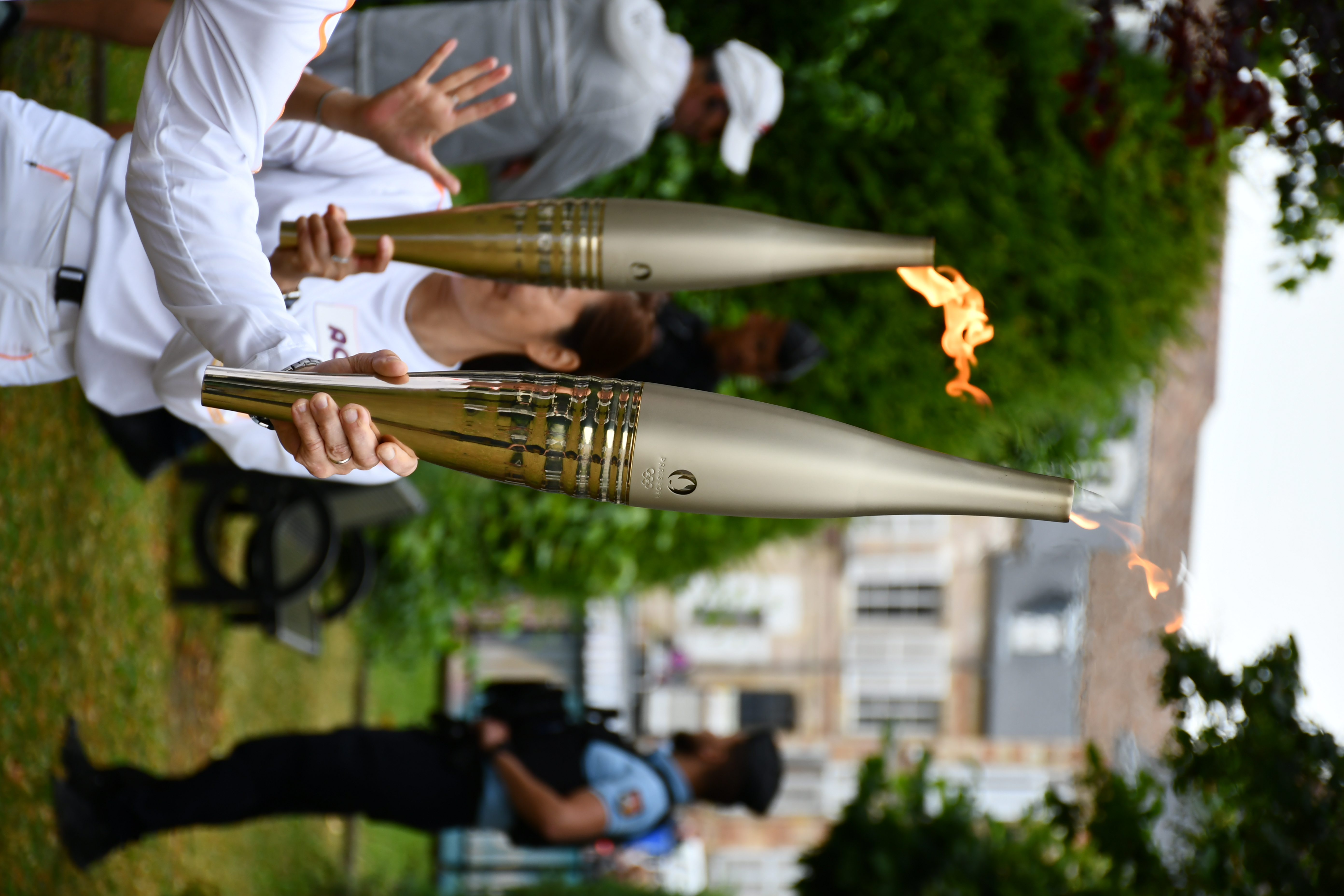 Passage de la flamme olympique du 30 juin